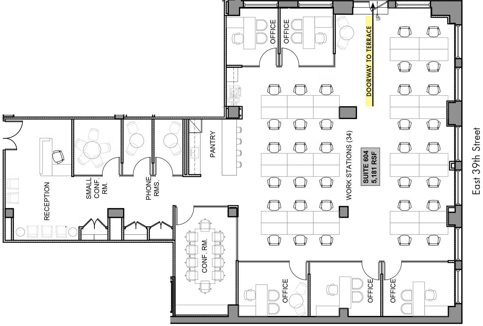 Suite 604 floor plan